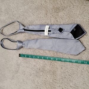 Set of 2 Boys Calvin Klein 100% Silk Zipper Ties